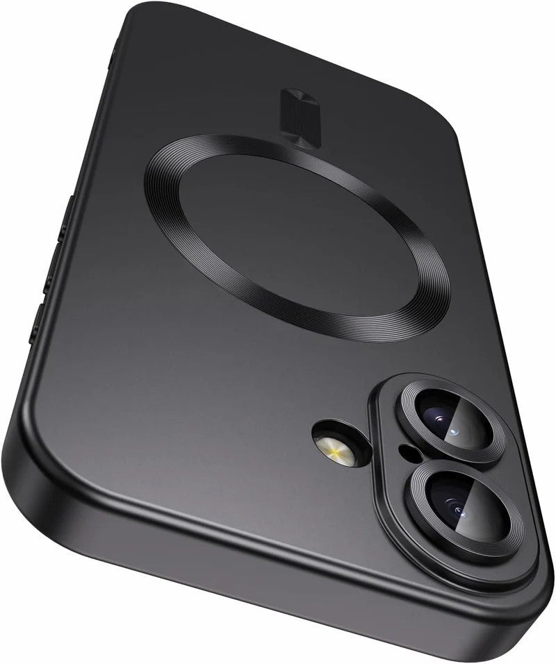 Magsafe Case for Iphone 17 Pro Max 16 Pro Max 17E 15 plus 14 13 12 SE Lens Glass