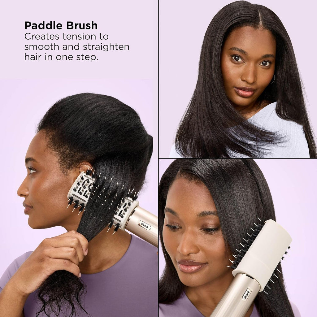Flexstyle Multistyler Air Styler & Hair Dryer with Auto-Wrap Curlers, Concentrator & Oval Brush Tool, No Heat Damage