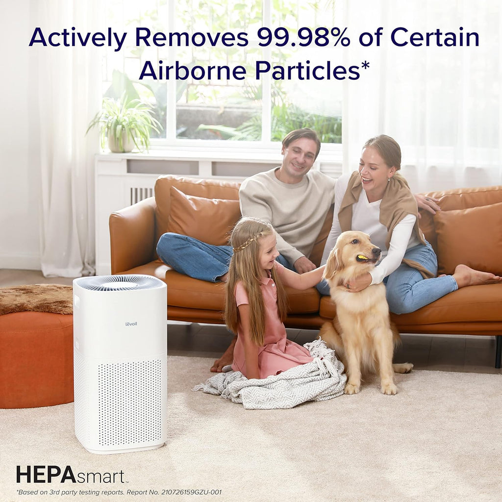 Smart Air Purifier for Home Large Room, Covers up to 294 ㎡, CADR 697M³/H, APP & Alexa Control, PM2.5 Air Monitor & Auto Mode, HEPA Filter Removes Allergens Pollen Dust Smoke Pet