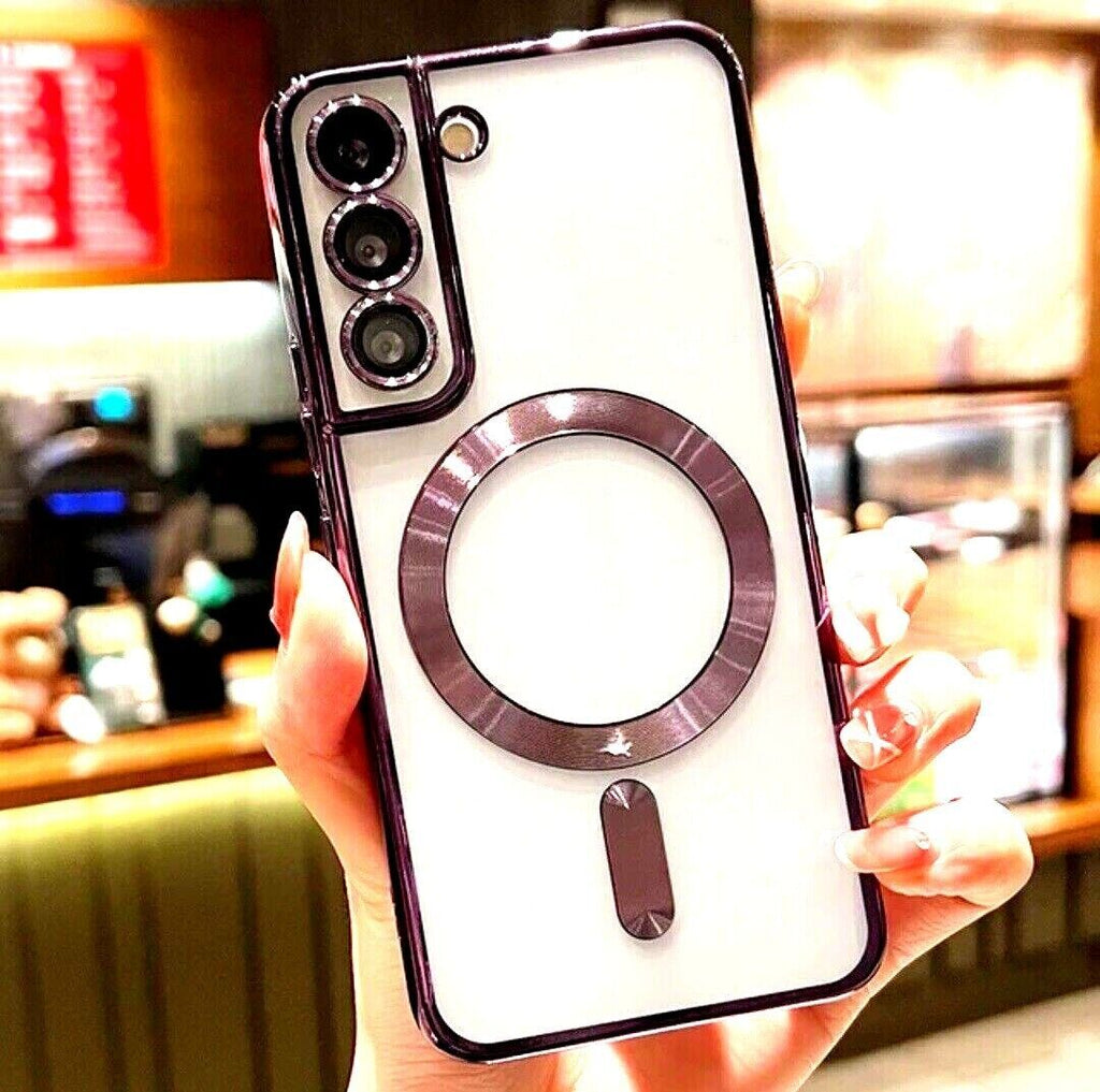 Clear Magsafe Case for Samsung S25 Ultra S26 S23 S24 Ultra A55 A35 S25 FE Cover
