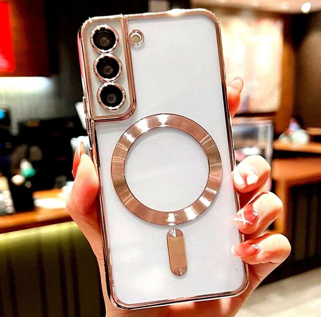 Clear Magsafe Case for Samsung S25 Ultra S26 S23 S24 Ultra A55 A35 S25 FE Cover