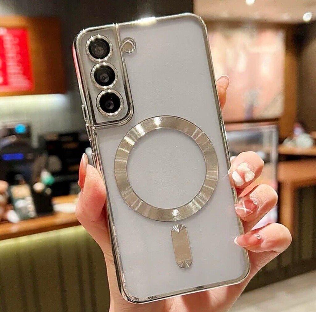 Clear Magsafe Case for Samsung S25 Ultra S26 S23 S24 Ultra A55 A35 S25 FE Cover