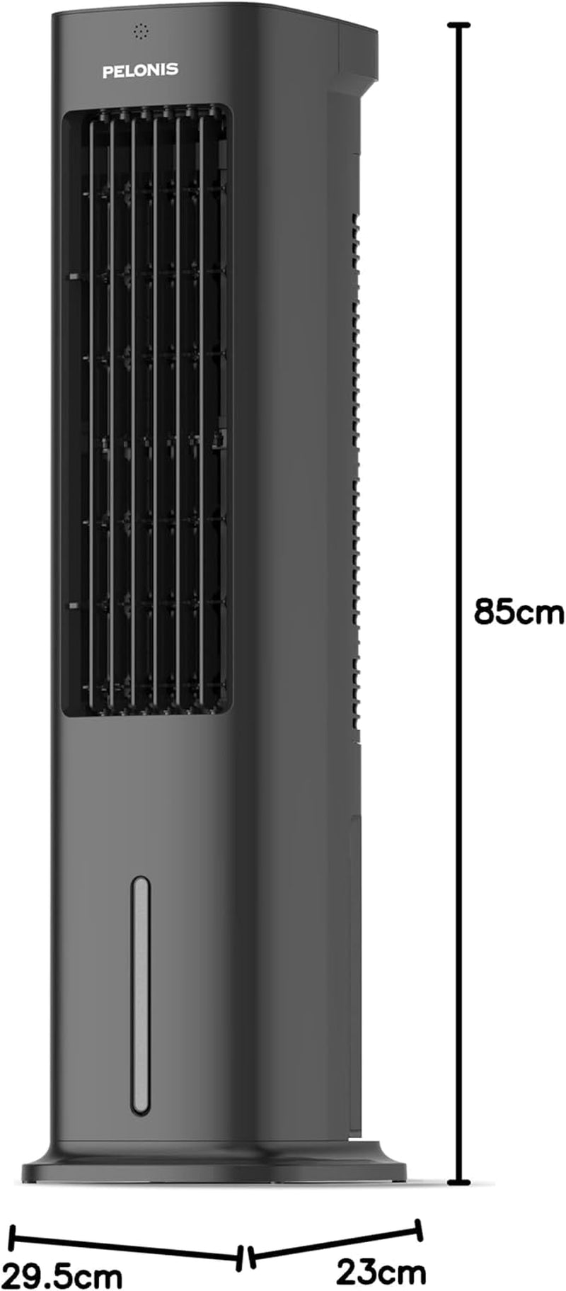 5L Evaporative Air Cooler with Remote, 3-In-1 Portable Cooling Tower: Fan, Humidifier & Auto-Swing, 3-Speed Cooling, 7H Timer, 2 Ice Packs for Home & Office Use
