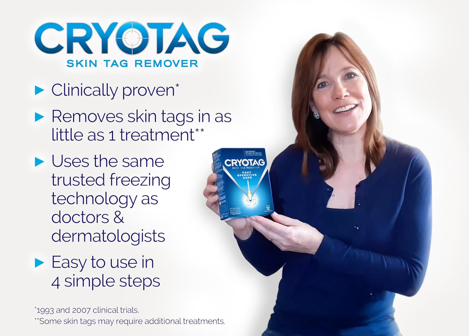 Skin Tag Remover - Fast Effective Safe Skin Tag Removal- Removes Skin Tags in as Little as 1 Treatment, Clinically Proven, up to 12 Treatments