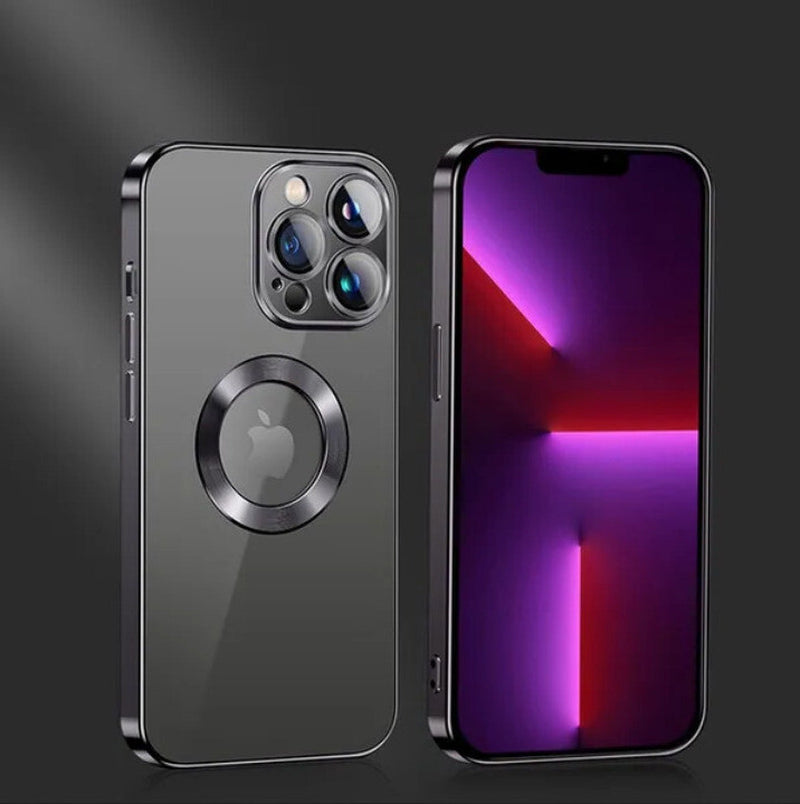 Black Silicone Shockproof Magnetic Case Lens Cover for Apple Iphone 11 Pro Max