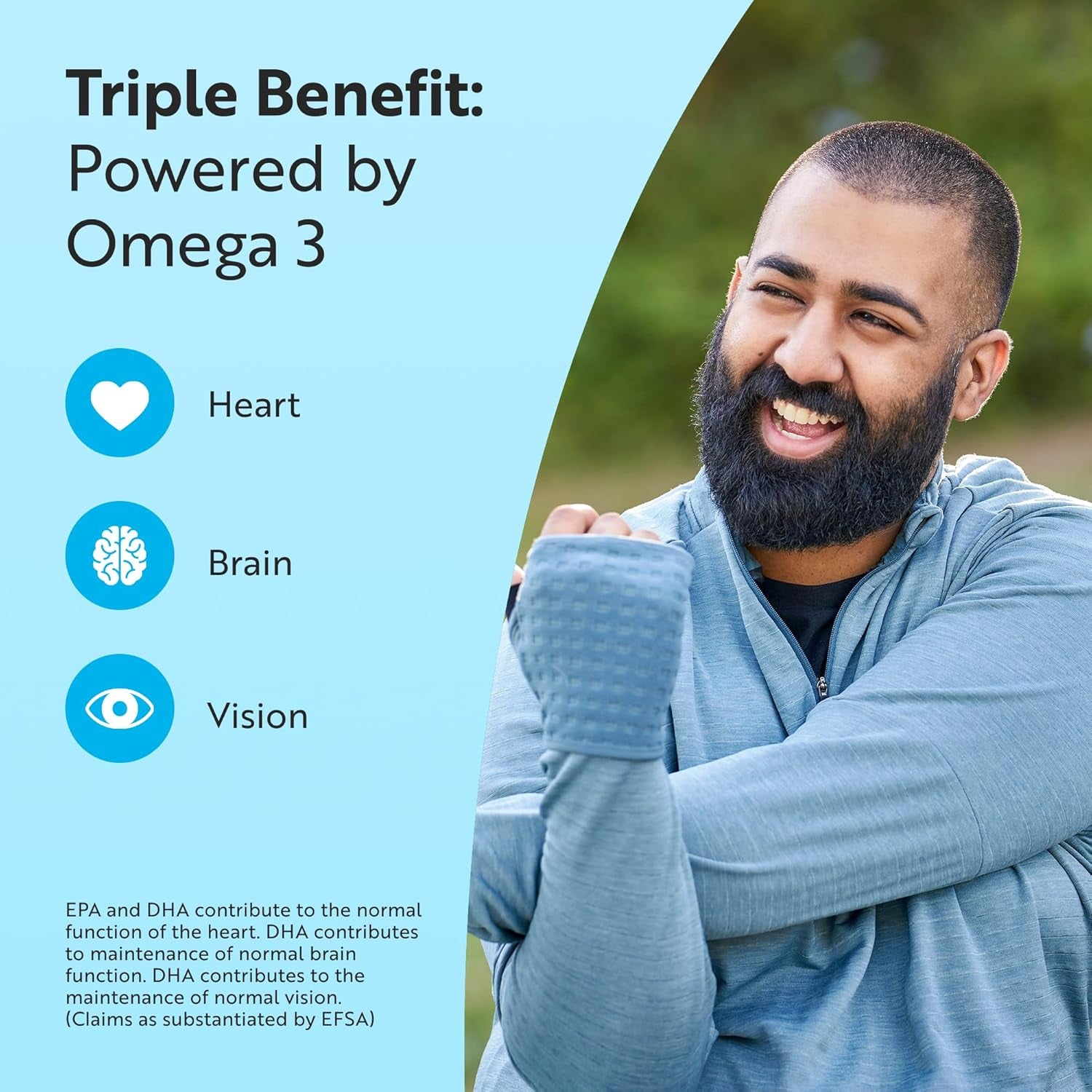 Omega 3 Capsules High Strength 2000Mg with 660Mg EPA & 440Mg DHA - 240 Softgel Omega 3 Fish Oil Capsules for 4 Months of Supply - Heart, Brain & Vision - Fish Oil Supplements