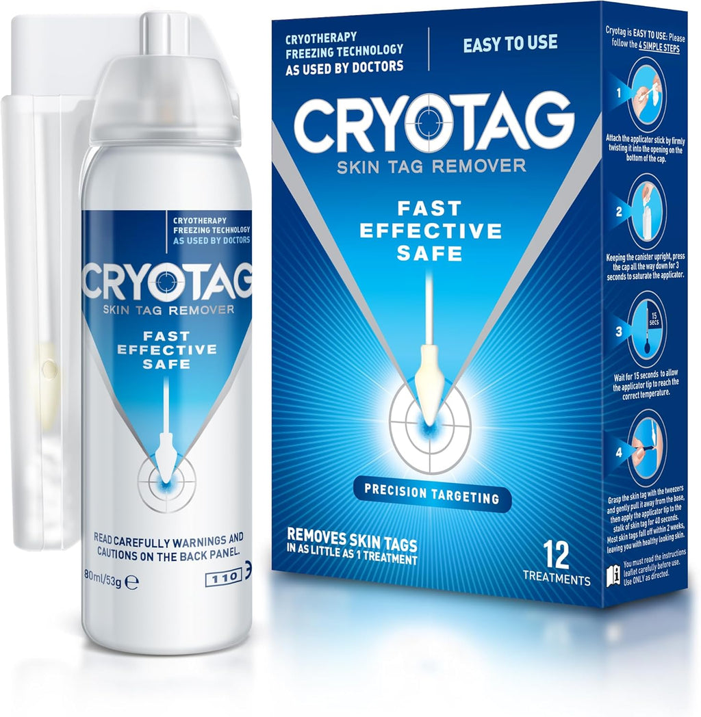 Skin Tag Remover - Fast Effective Safe Skin Tag Removal- Removes Skin Tags in as Little as 1 Treatment, Clinically Proven, up to 12 Treatments