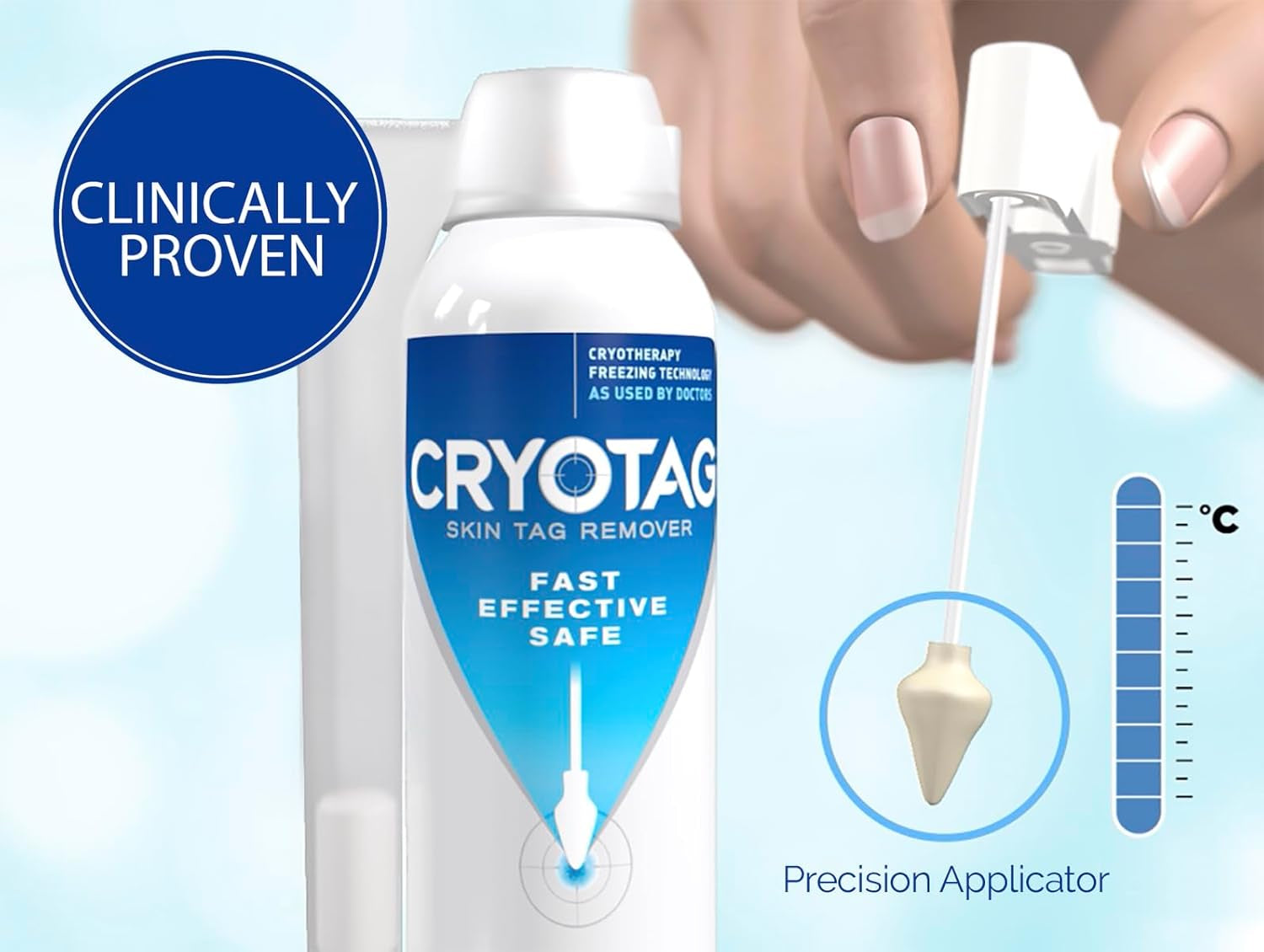 Skin Tag Remover - Fast Effective Safe Skin Tag Removal- Removes Skin Tags in as Little as 1 Treatment, Clinically Proven, up to 12 Treatments