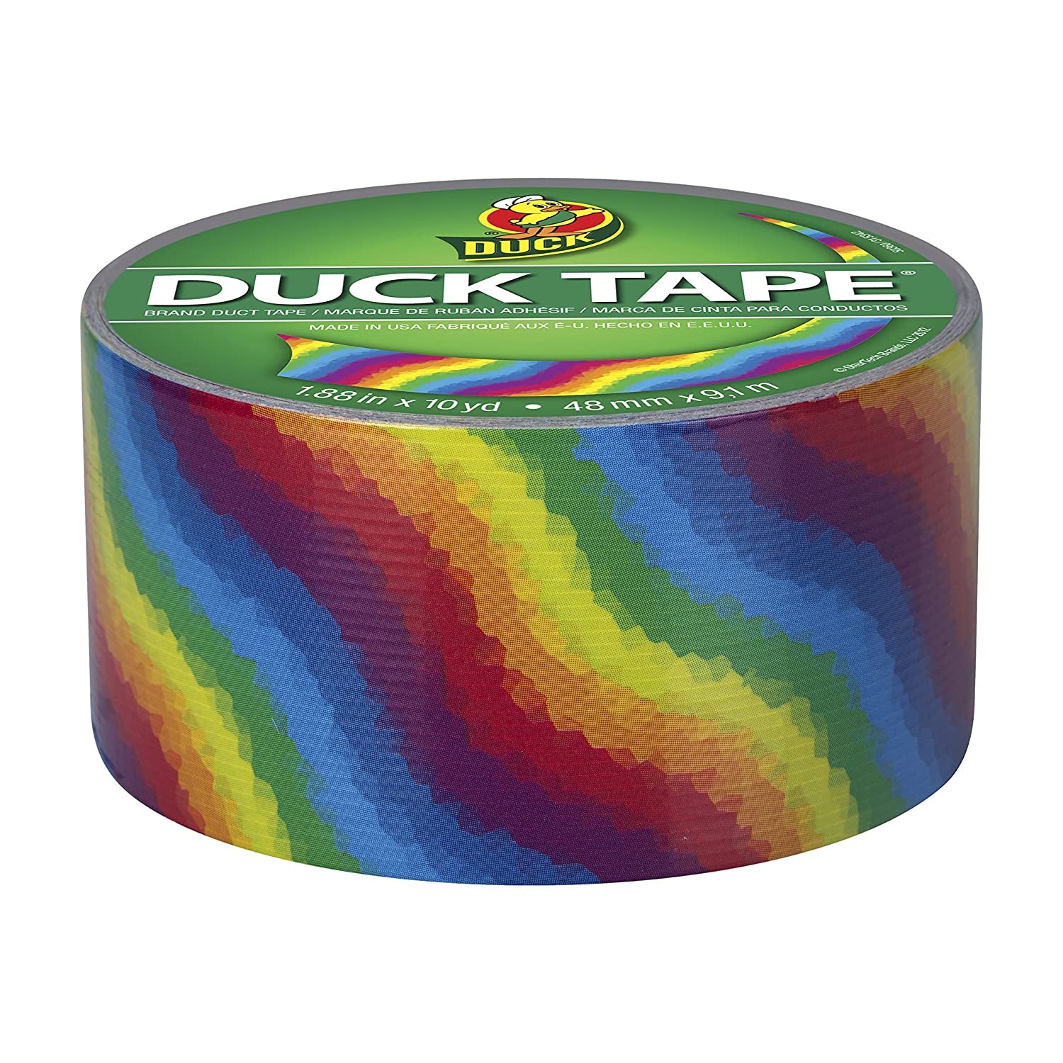 Tape Pattern Colours Rainbow. Repair, Arts & Crafts, DIY, Crafts, Gift Wrapping, Decorative, Scrapbook, Scrapbooking, Bullet Journal, Planner, Party, Festivals, Decoration - 48Mm X 9.1M