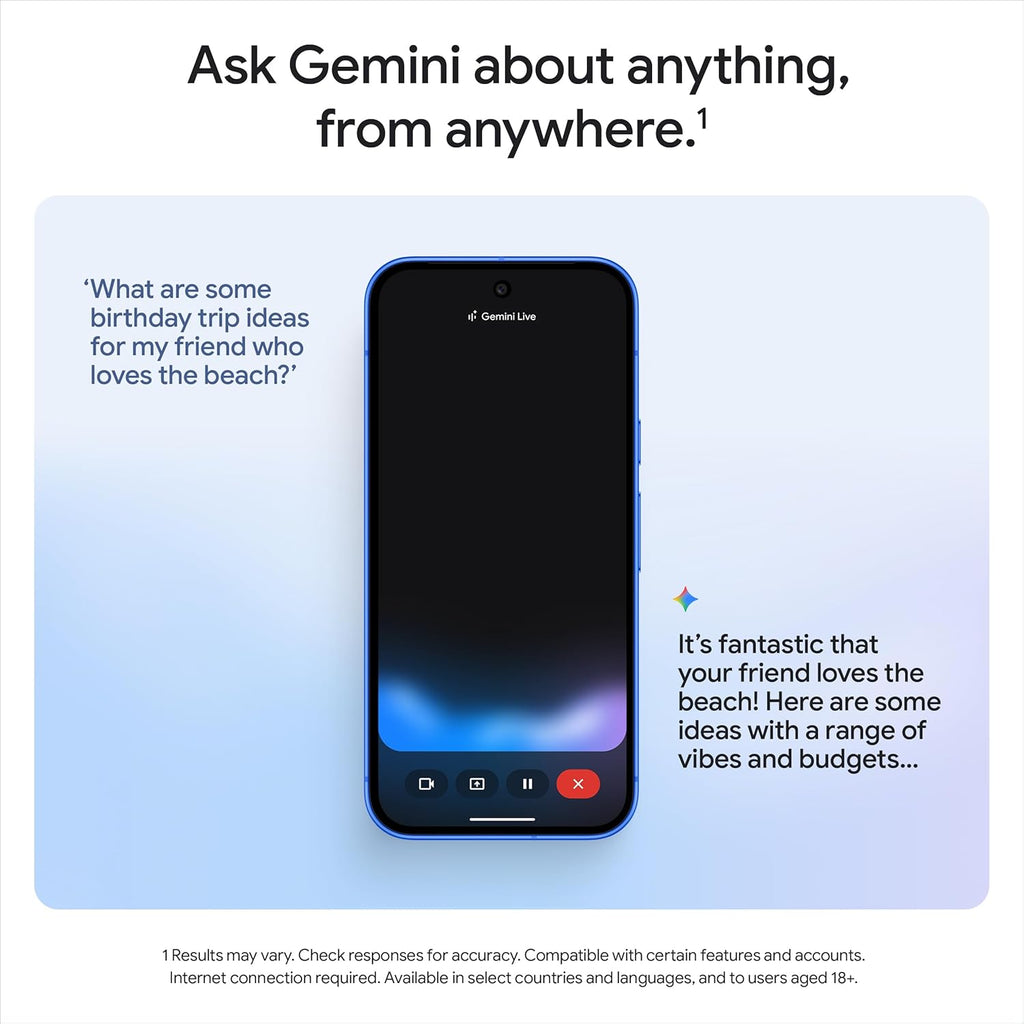 Pixel 10 - Unlocked Android Smartphone with Gemini, Advanced Triple Rear Camera, 24+ Hour Battery and 6.3" Actua Display - Obsidian, 128GB