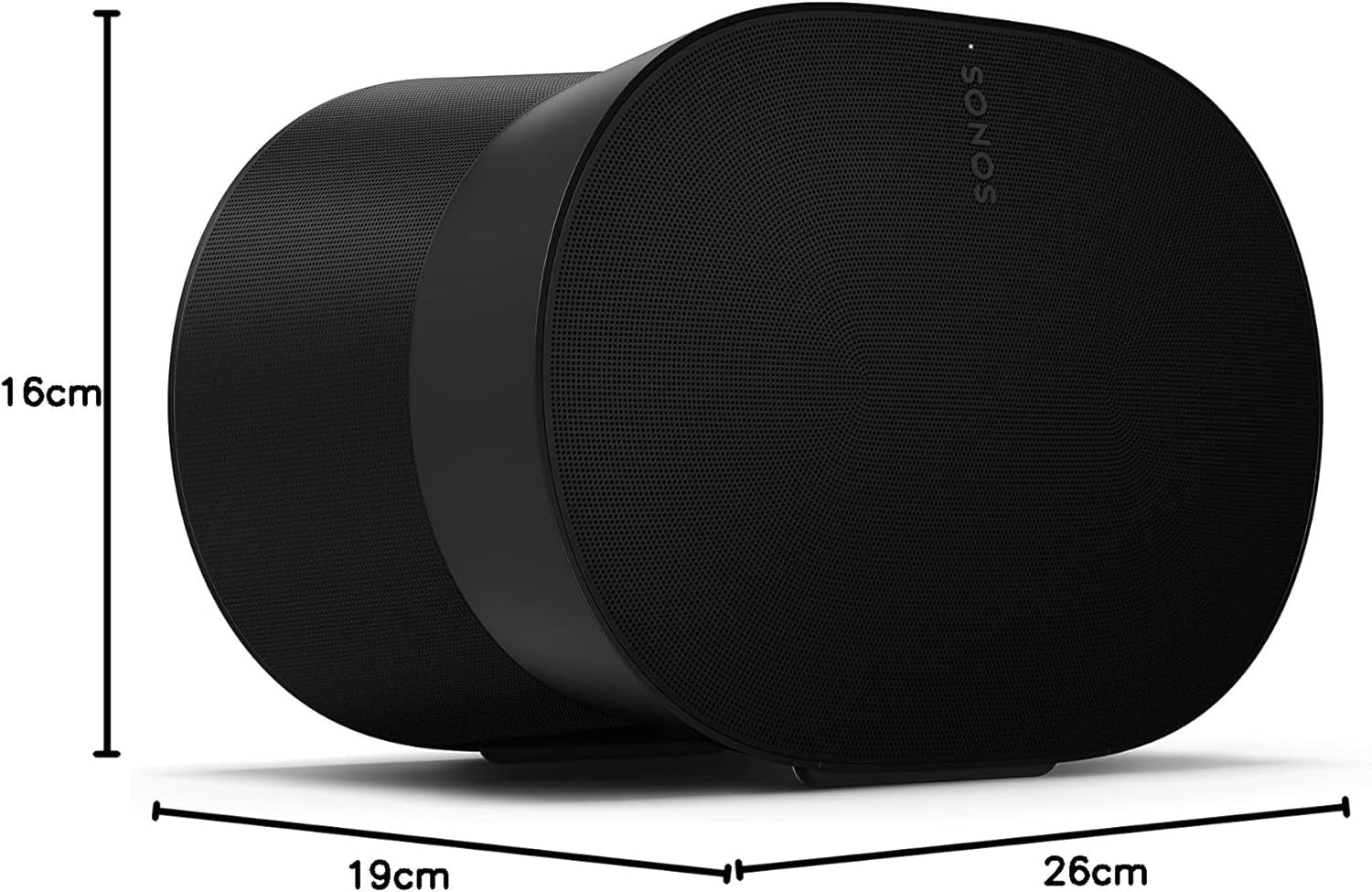 Era 300 | Spatial Audio Smart Speaker with Wifi, Bluetooth, Compatible with Amazon Alexa, Dolby Atmos - Black