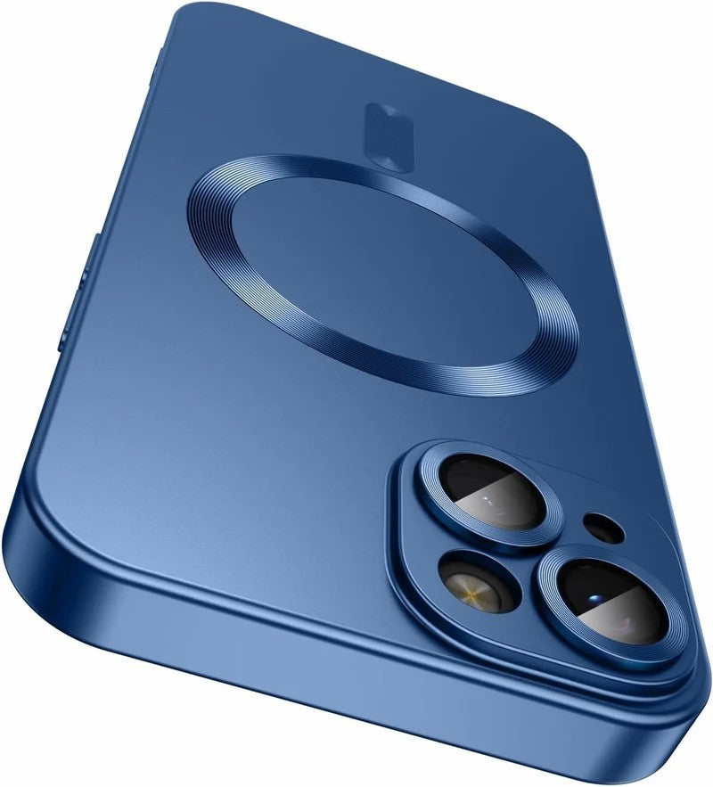 Magsafe Case for Iphone 17 Pro Max 16 Pro Max 17E 15 plus 14 13 12 SE Lens Glass