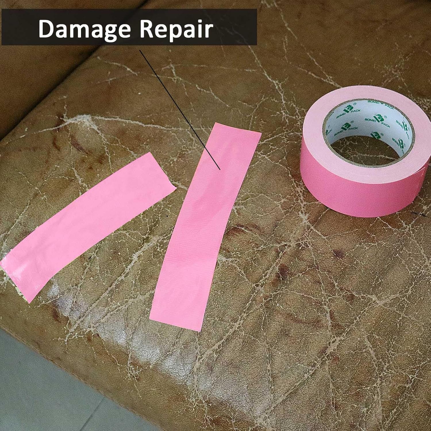 2 Packs Pink Duct Tape Reinforced Cloth Gaffer Tape 48 Mm X 30 Y,230 Mic Thick Sticky for Pipeline Ducts Fixing Repairing,Heavy Duty Moving Boxes Sealing,Bundling,Strapping,Labeling