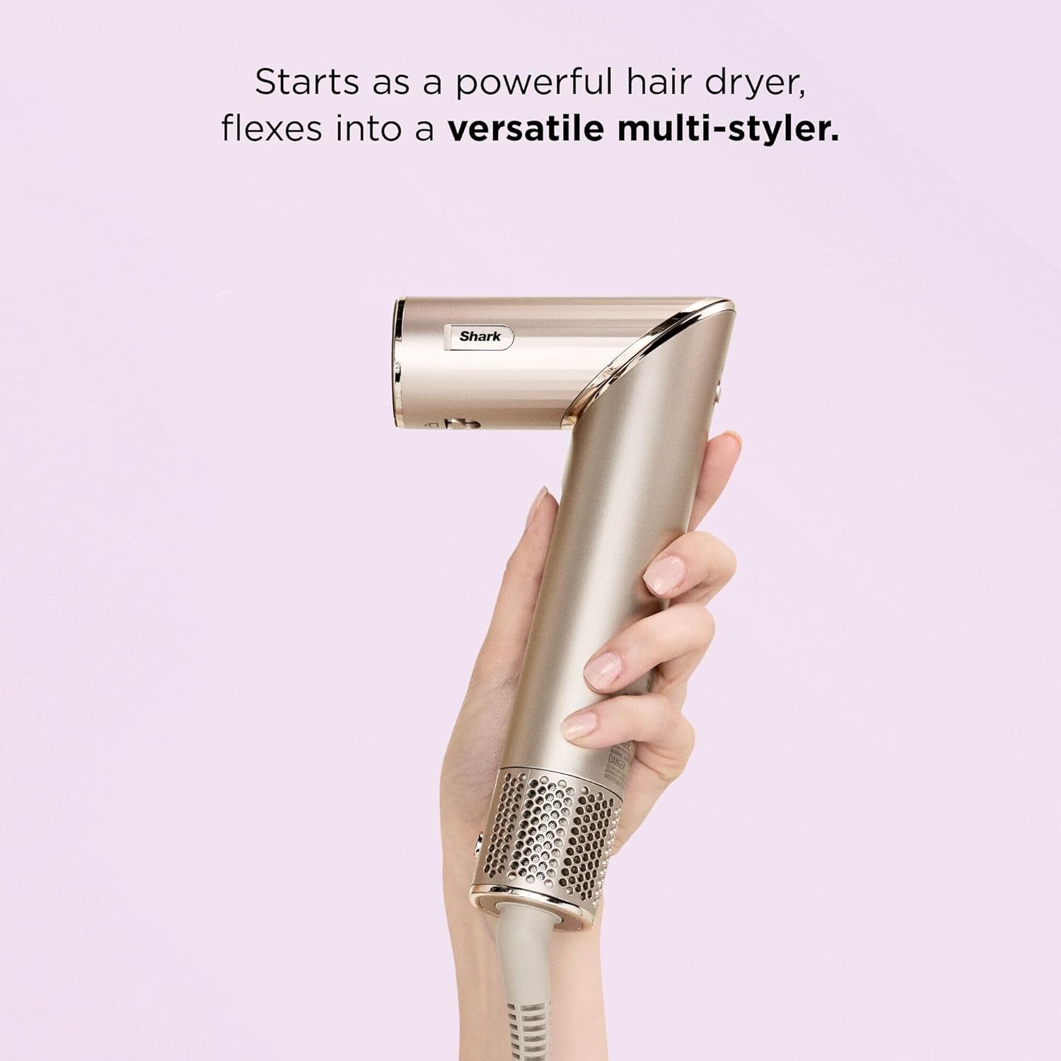 Flexstyle Multistyler Air Styler & Hair Dryer with Auto-Wrap Curlers, Concentrator & Oval Brush Tool, No Heat Damage