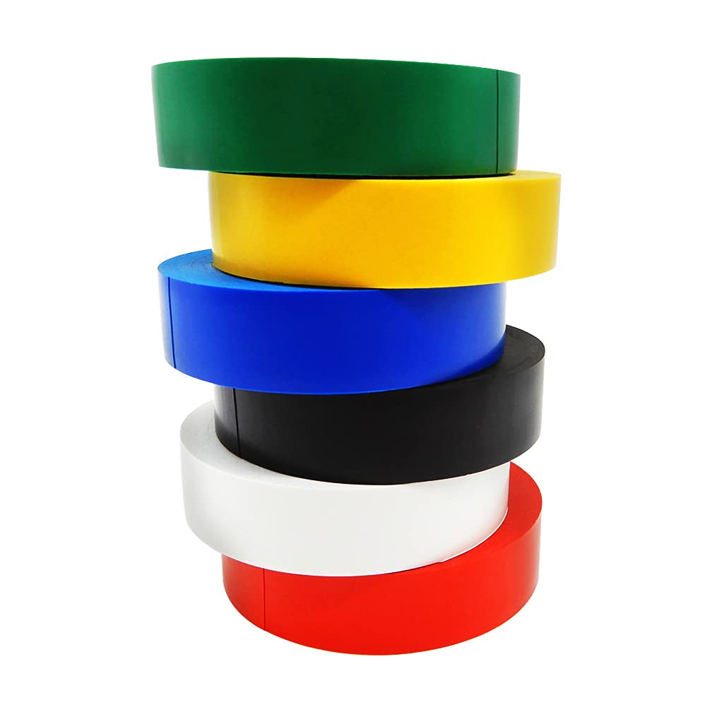 6 Pack Mixed Colour Electrical Insulation Tape Adhesive Gaffer PVC Tape 10M X 17MM (32.8 Feet X 0.67 Inches)