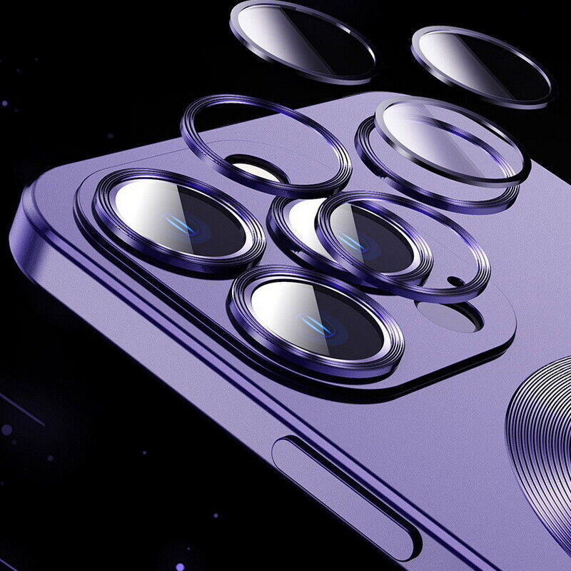 Magsafe Case for Iphone 17 Pro Max 16 Pro Max 17E 15 plus 14 13 12 SE Lens Glass