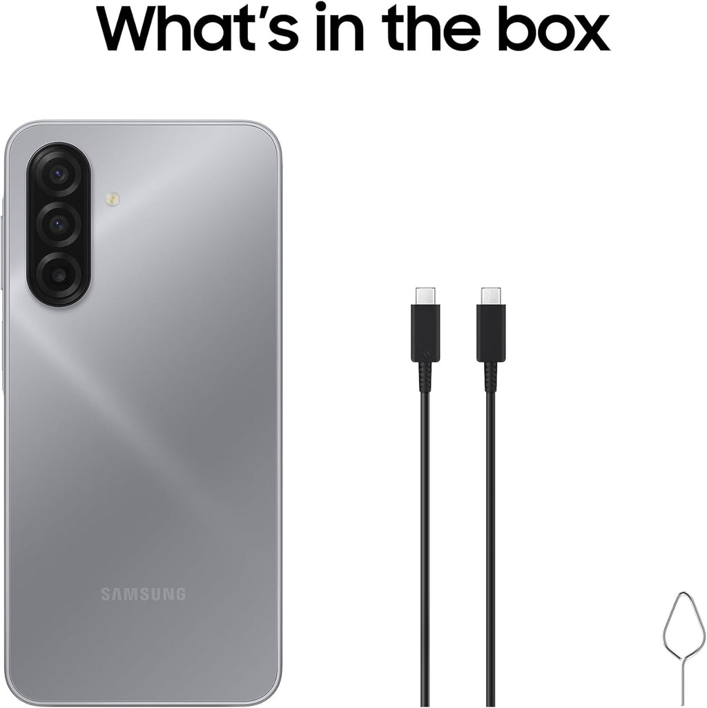 Galaxy A17 4G, AI Smartphone, Slim 7.5Mm Frame, Large Screen Unlocked Phone, 50MP Camera, 128GB Storage, 4GB Memory, 5000 Mah Battery, Grey, 3 Year Extended Warranty (UK Version)