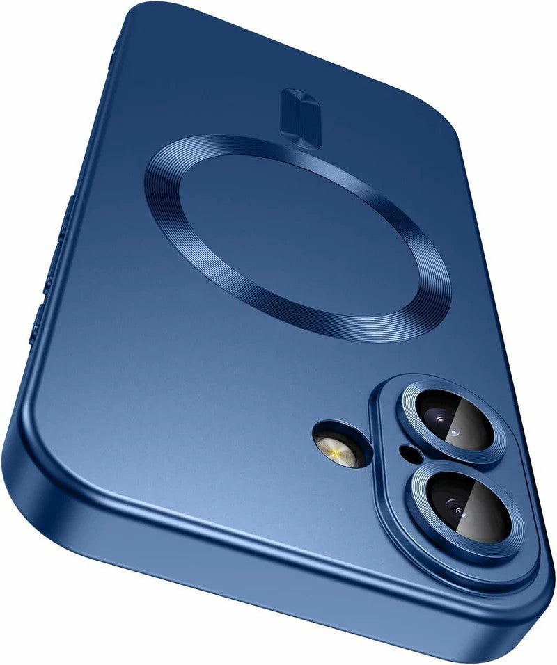 Magsafe Case for Iphone 17 Pro Max 16 Pro Max 17E 15 plus 14 13 12 SE Lens Glass
