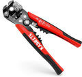 Wire Strippers Electrical, 3 in 1 Wire Cutters, Electrical Tools Terminal Crimper for Electricians, Circuit, Distribution Box Repair, AWG 10-22, Pressure Adjust Rotary Switch, SK5 Cutter