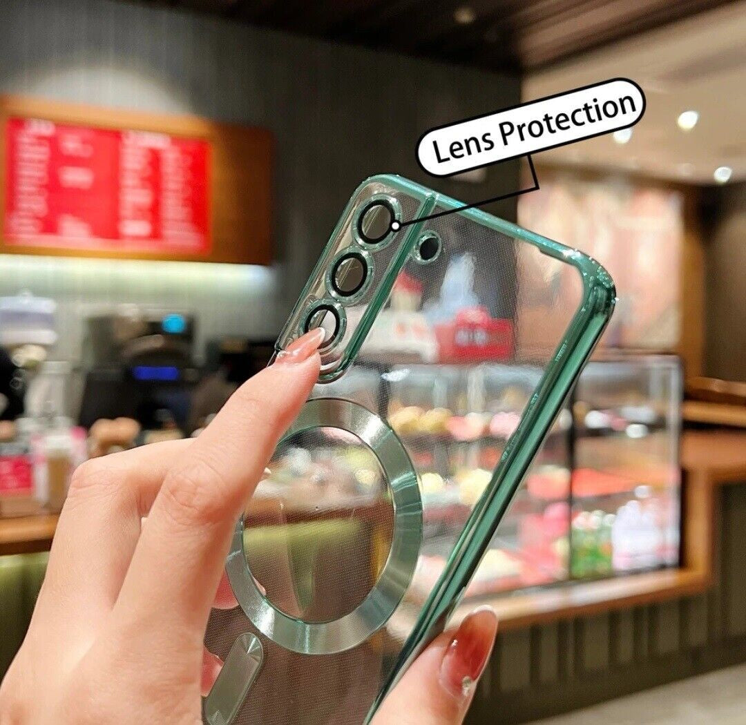 Clear Magsafe Case for Samsung S25 Ultra S26 S23 S24 Ultra A55 A35 S25 FE Cover