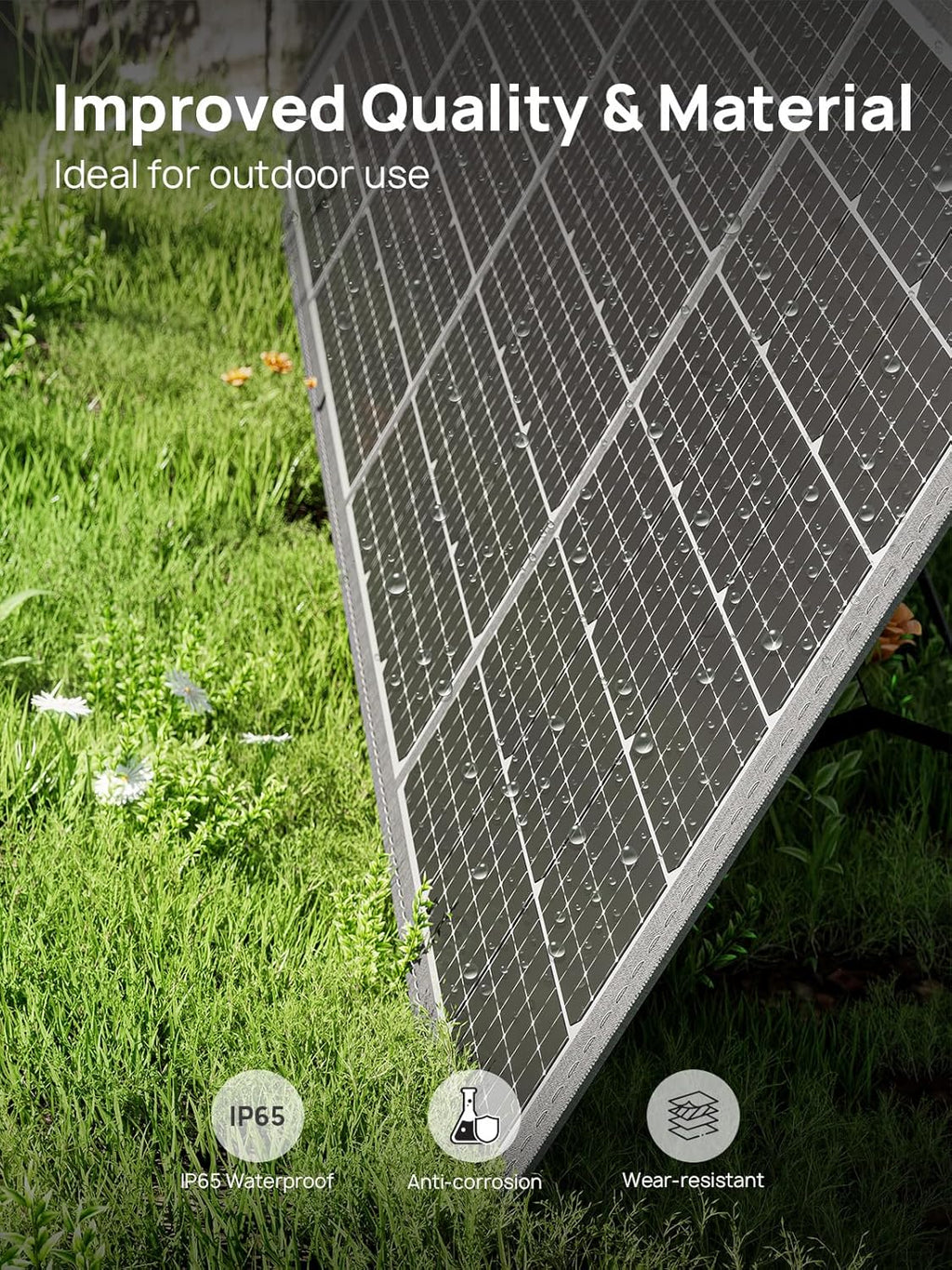 Portable Power Station 2400W with 200W Solar Panel, 2048Wh Portable Power Station Lifepo4 230V AC Outlets, UPS, Solar Generator, Electric Generator for Rv/Camping/Home