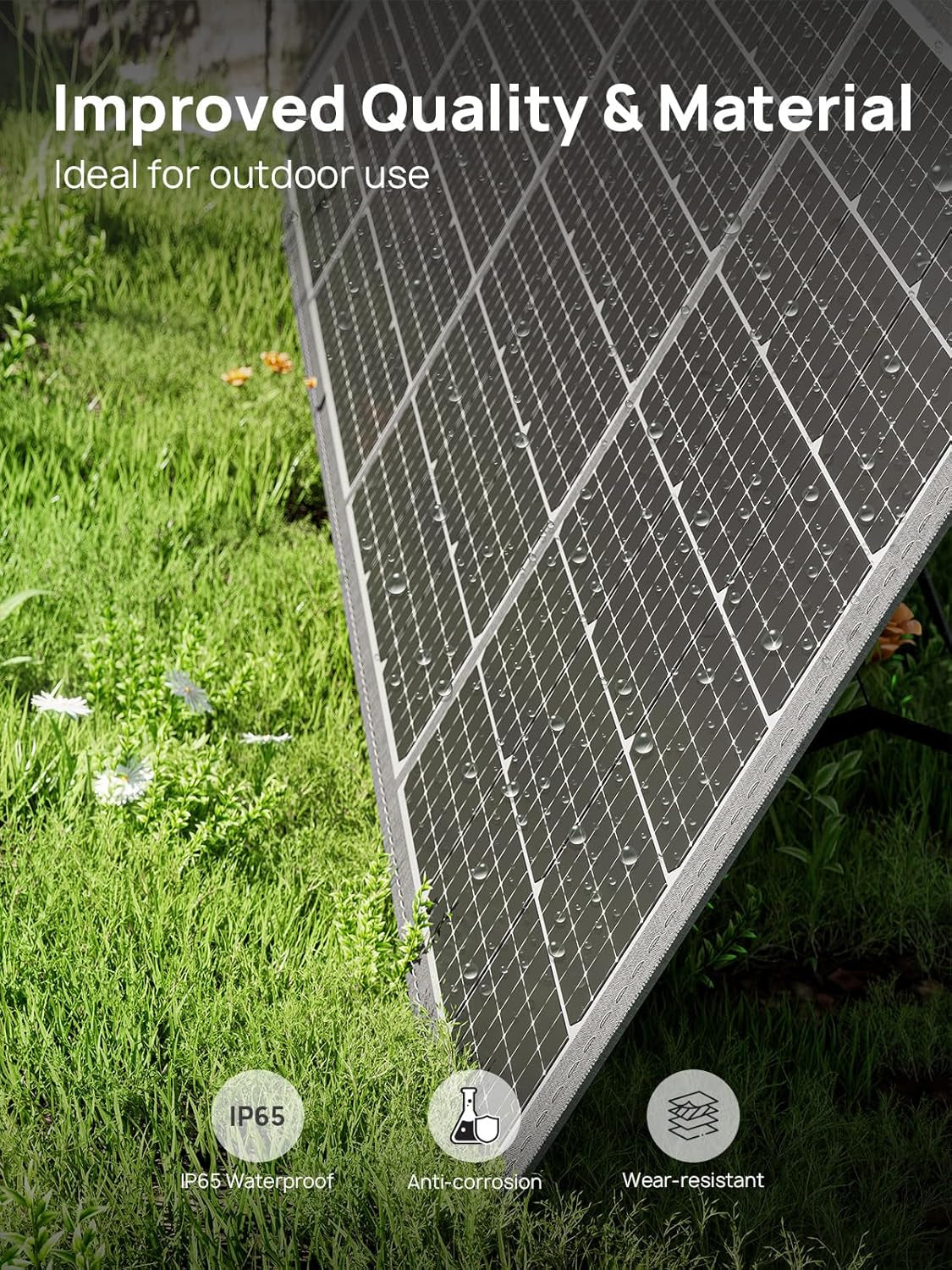 Portable Power Station 2400W with 200W Solar Panel, 2048Wh Portable Power Station Lifepo4 230V AC Outlets, UPS, Solar Generator, Electric Generator for Rv/Camping/Home