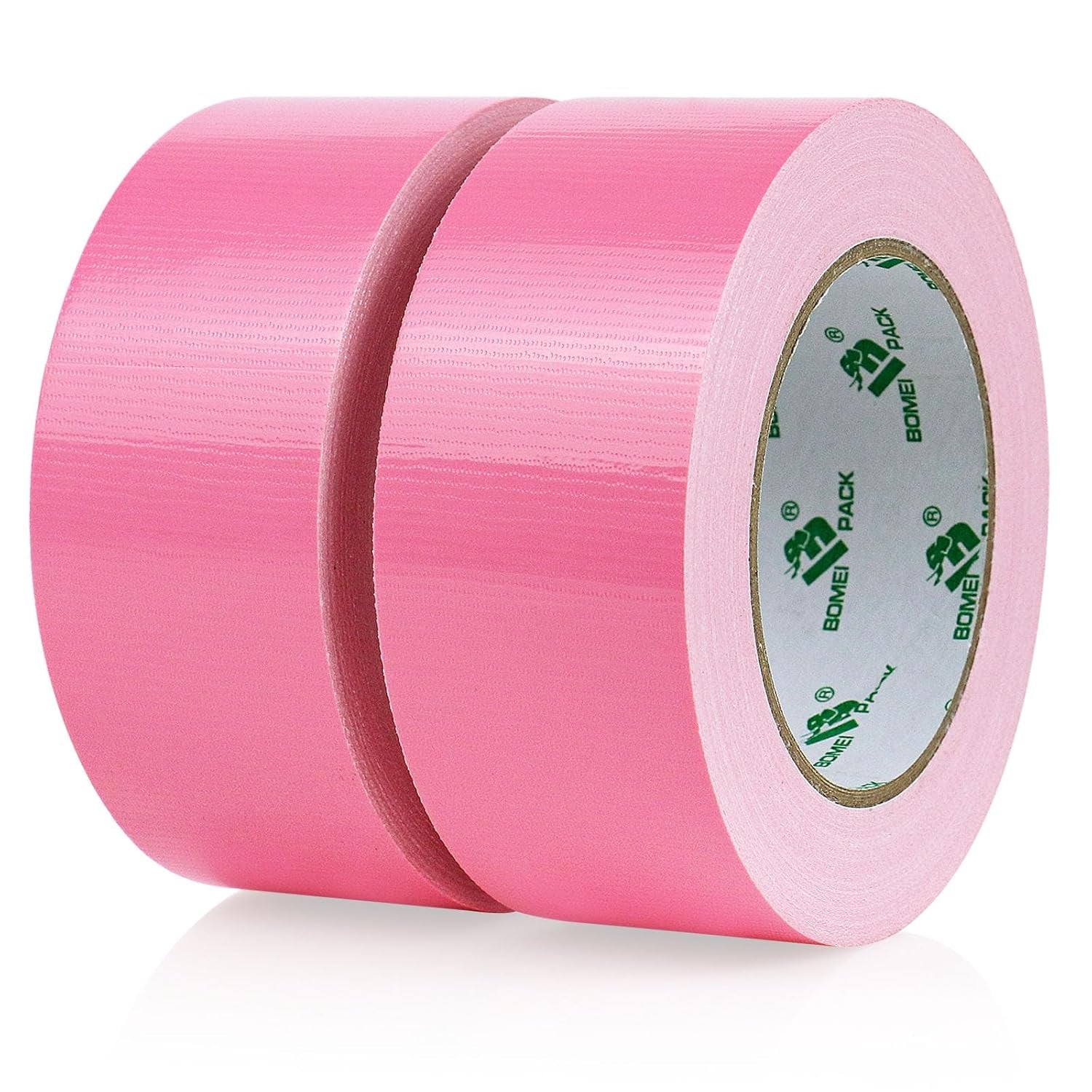 2 Packs Pink Duct Tape Reinforced Cloth Gaffer Tape 48 Mm X 30 Y,230 Mic Thick Sticky for Pipeline Ducts Fixing Repairing,Heavy Duty Moving Boxes Sealing,Bundling,Strapping,Labeling