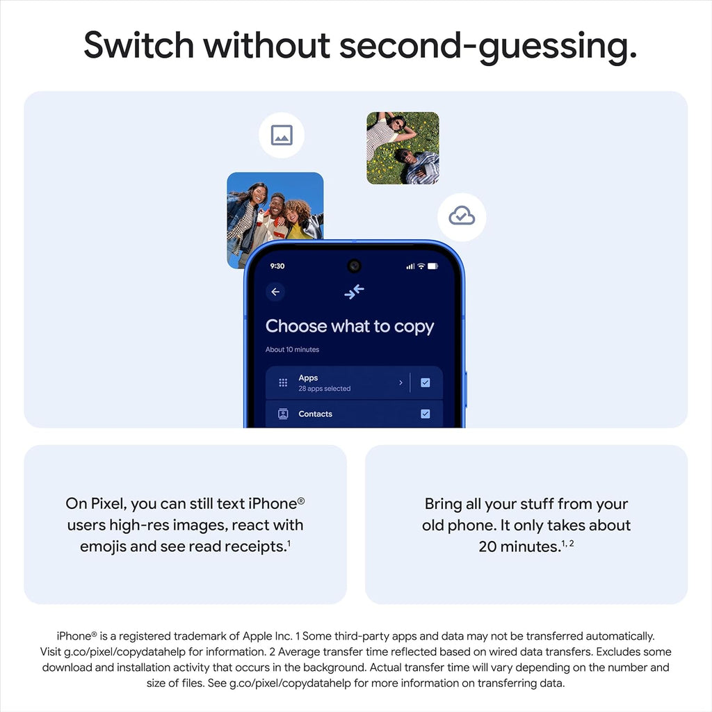 Pixel 10 - Unlocked Android Smartphone with Gemini, Advanced Triple Rear Camera, 24+ Hour Battery and 6.3" Actua Display - Obsidian, 128GB
