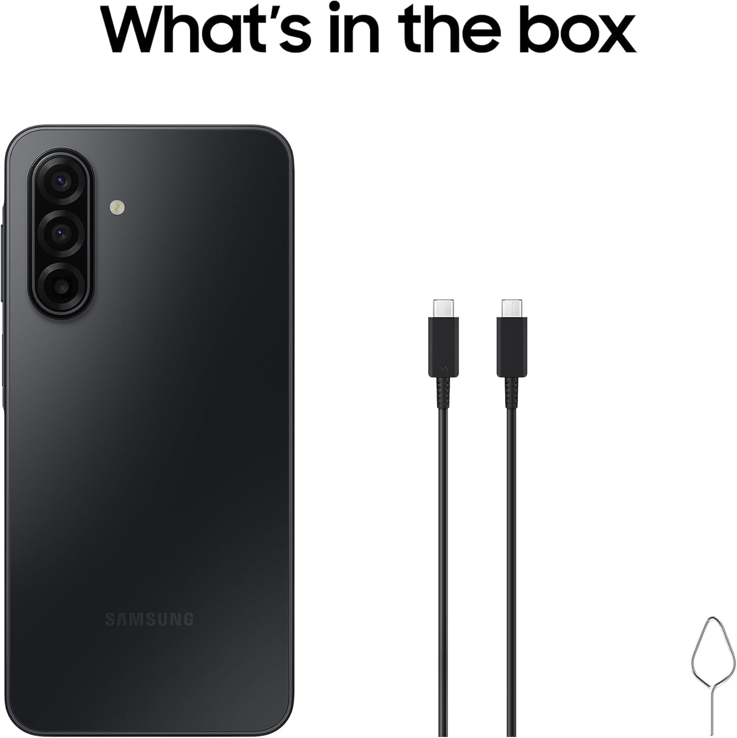 Galaxy A17 5G, AI Smartphone, Slim 7.5Mm Frame, Large Screen, 50MP Camera, 128GB Storage, 4GB Memory, 5000 Mah Battery, Black, 3 Year Extended Warranty (UK Version)