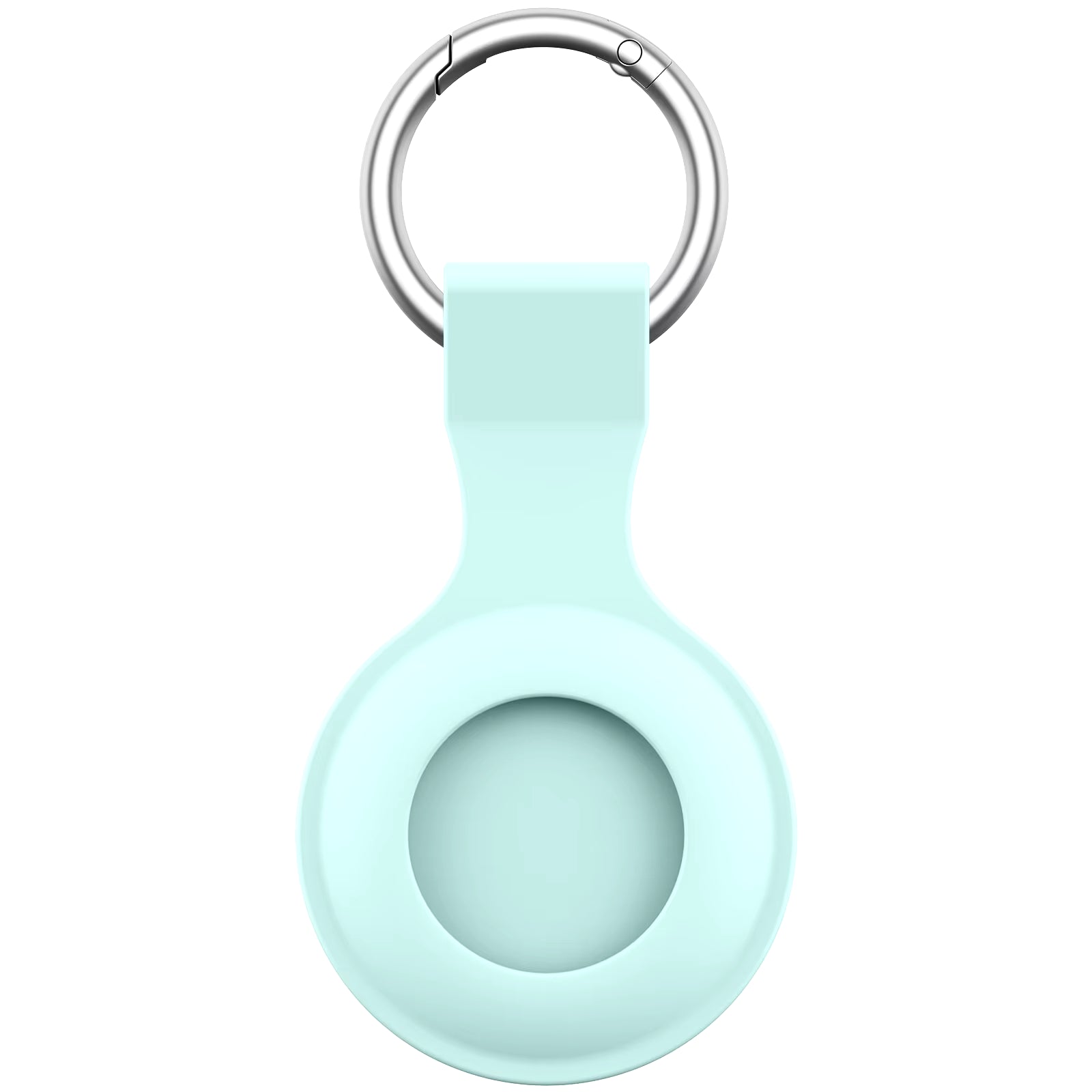 Silicone Case for Apple Airtags Cover Protective Shell Tracker Accessories Anti-Scratch Sleeve Keychain for Apple Air Tag Case