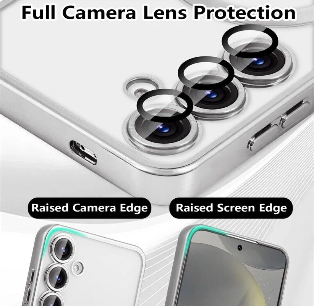 Clear Magsafe Case for Samsung S25 Ultra S26 S23 S24 Ultra A55 A35 S25 FE Cover