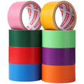 8 Rolls Duct Tape Rainbow, 48Mm X 9M Gaffer Tape 210Μ Waterproof Tape Weatherproof for Indoor and Outdoor Repair Fastening Reinforcing (72M in Total)