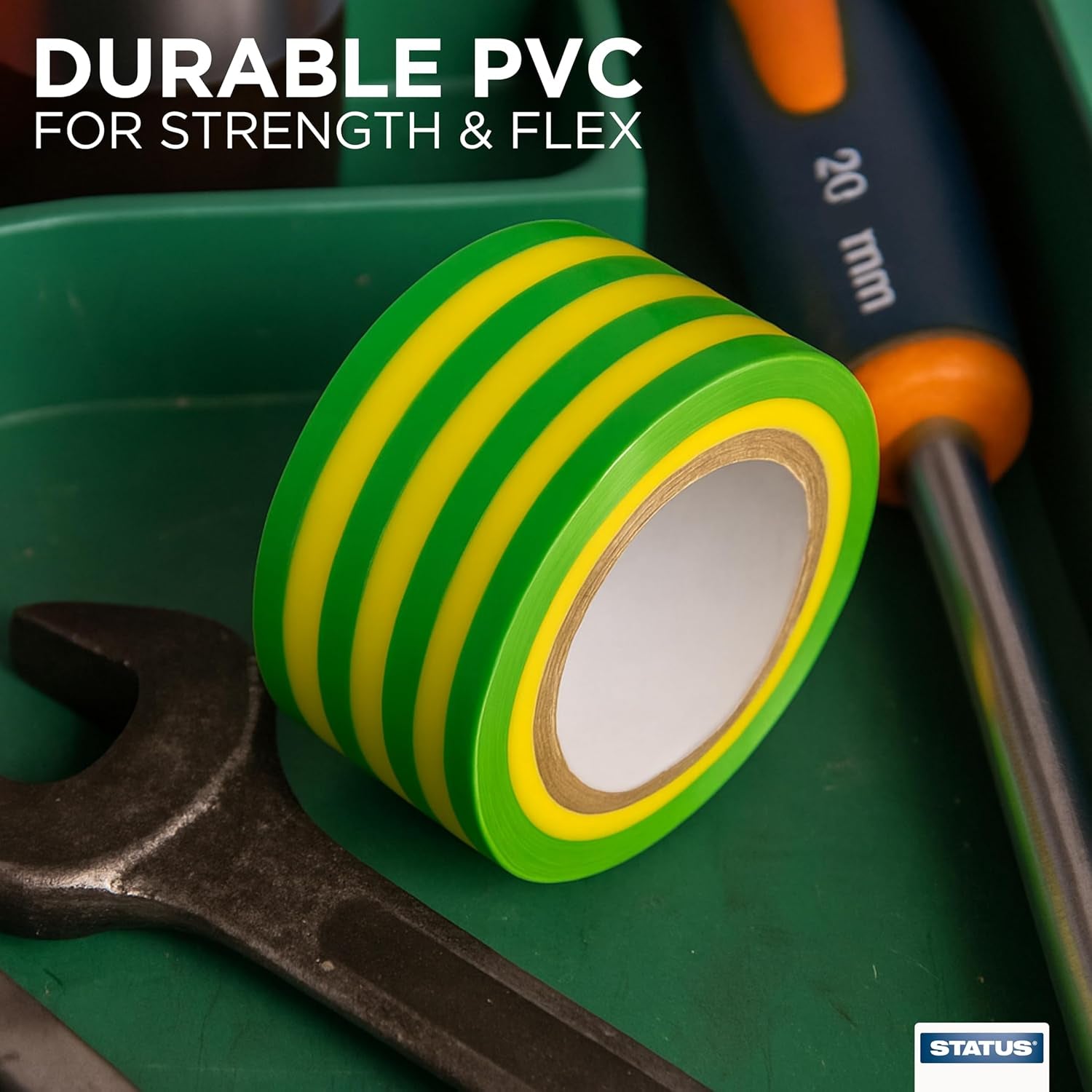 Electrical Tape, 10 Meters Insulation, Electrical Insulating Tape, 5 Pack Assorted Colours, S5PKPVCETX6