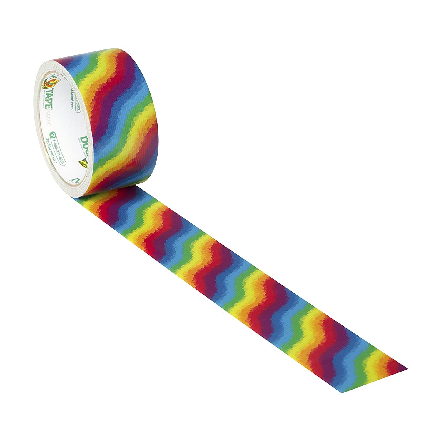 Tape Pattern Colours Rainbow. Repair, Arts & Crafts, DIY, Crafts, Gift Wrapping, Decorative, Scrapbook, Scrapbooking, Bullet Journal, Planner, Party, Festivals, Decoration - 48Mm X 9.1M
