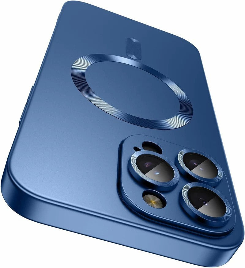 Magsafe Case for Iphone 17 Pro Max 16 Pro Max 17E 15 plus 14 13 12 SE Lens Glass