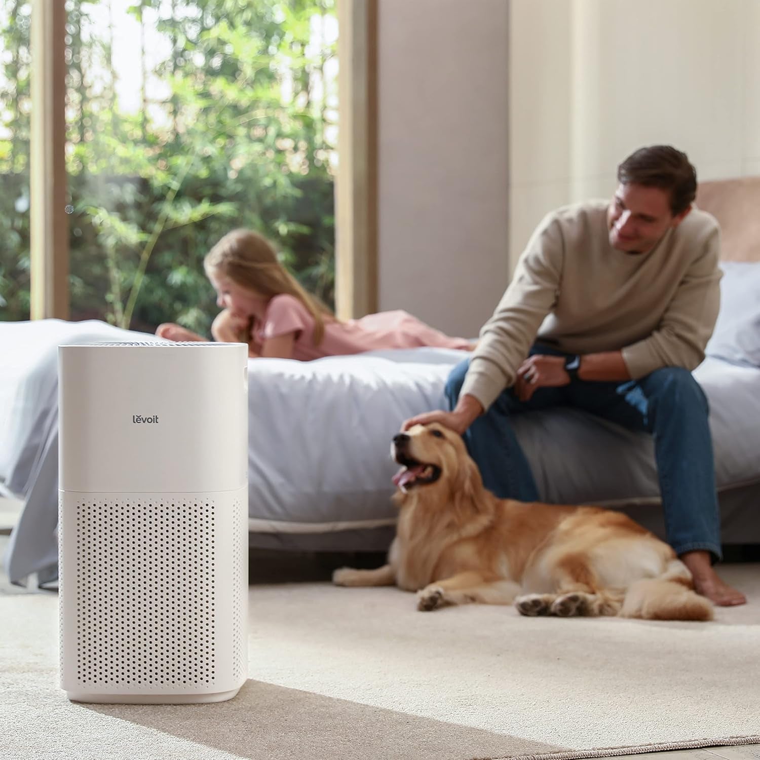 Smart Air Purifier for Home Large Room, Covers up to 294 ㎡, CADR 697M³/H, APP & Alexa Control, PM2.5 Air Monitor & Auto Mode, HEPA Filter Removes Allergens Pollen Dust Smoke Pet