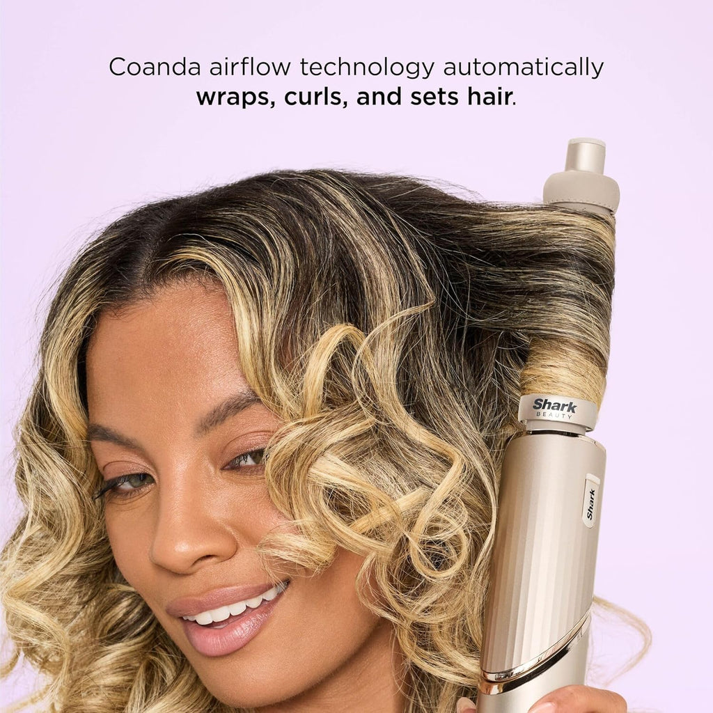Flexstyle Multistyler Air Styler & Hair Dryer with Auto-Wrap Curlers, Concentrator & Oval Brush Tool, No Heat Damage